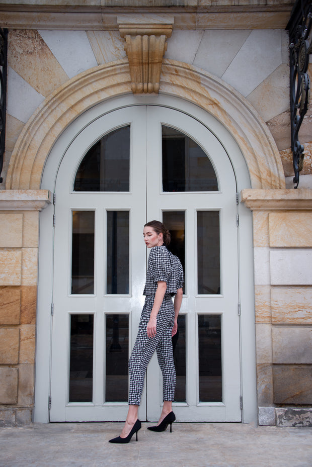 Gabrielle Wool Cropped Trousers (Sold Out)