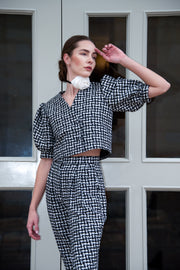Gabrielle Wool Cropped Trousers (Sold Out)