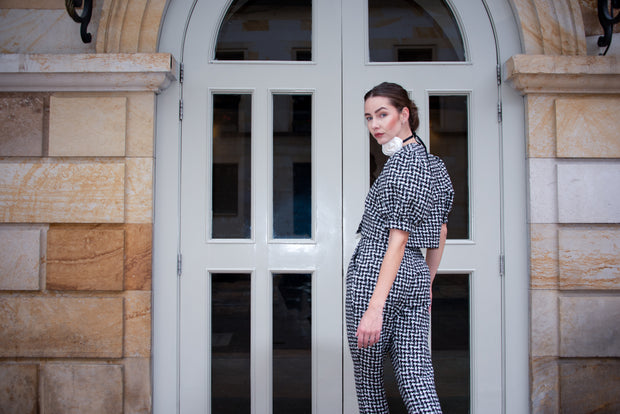 Gabrielle Wool Cropped Trousers (Sold Out)