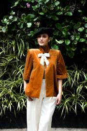 Paloma Gold Velvet Jacket
