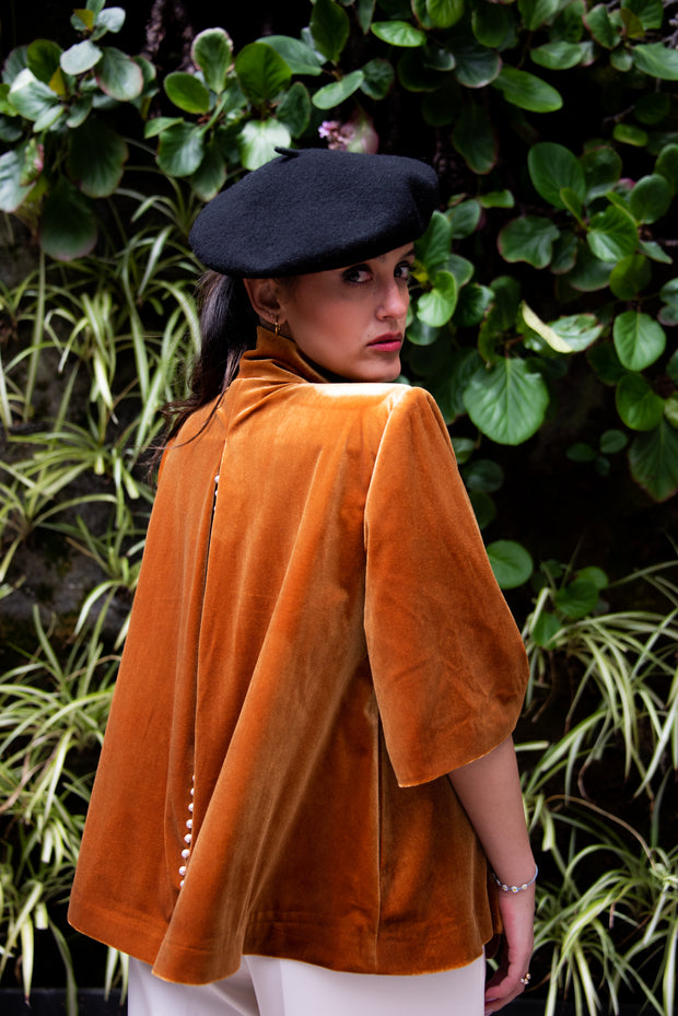 Paloma Gold Velvet Jacket