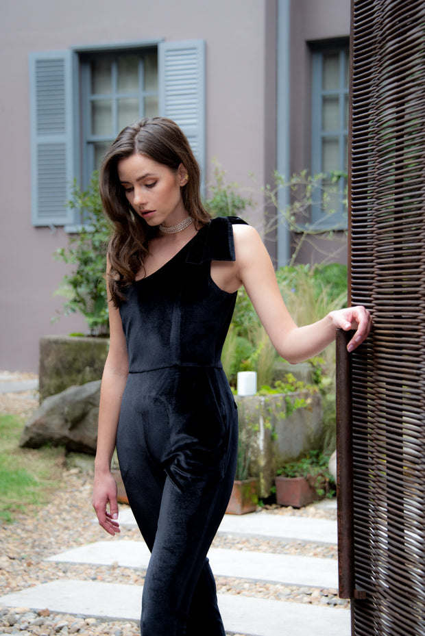 Uma Velvet Jumpsuit