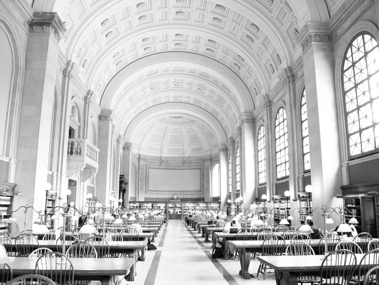 Study Room at the Boston Public Library