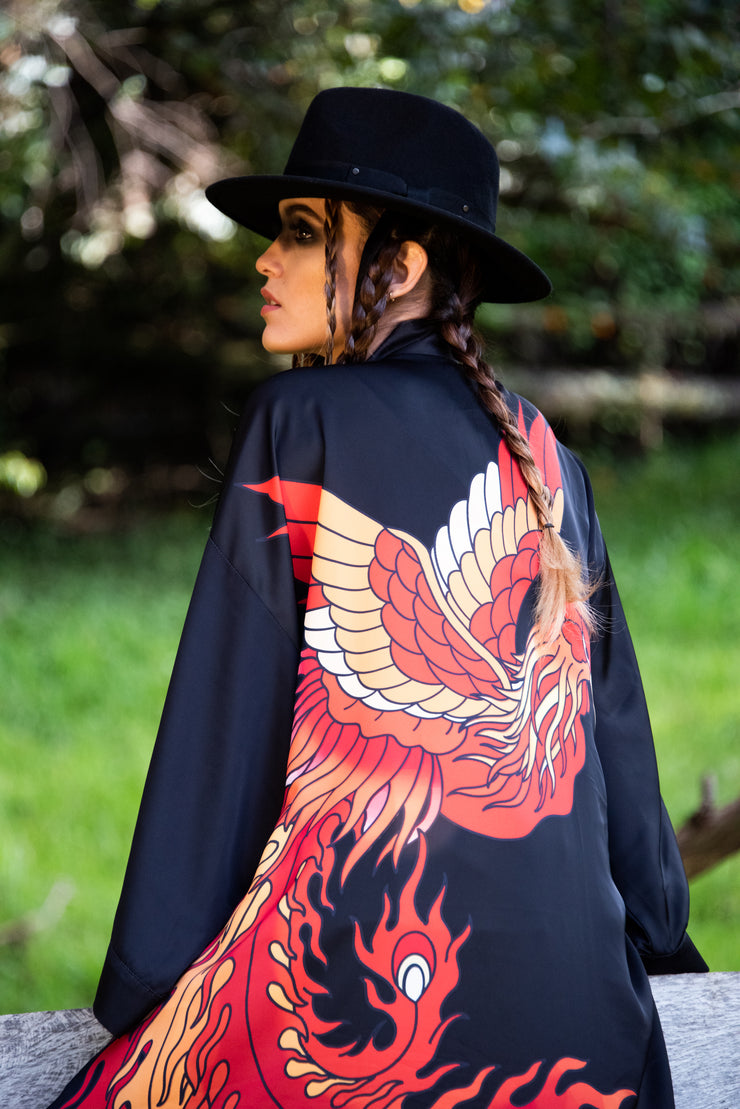 Katniss Black Kimono (Sold Out)